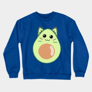 Avocado Kitten Crewneck Sweatshirt
